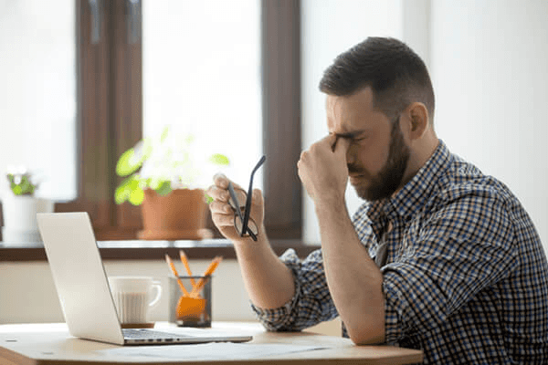 frustrated business owner